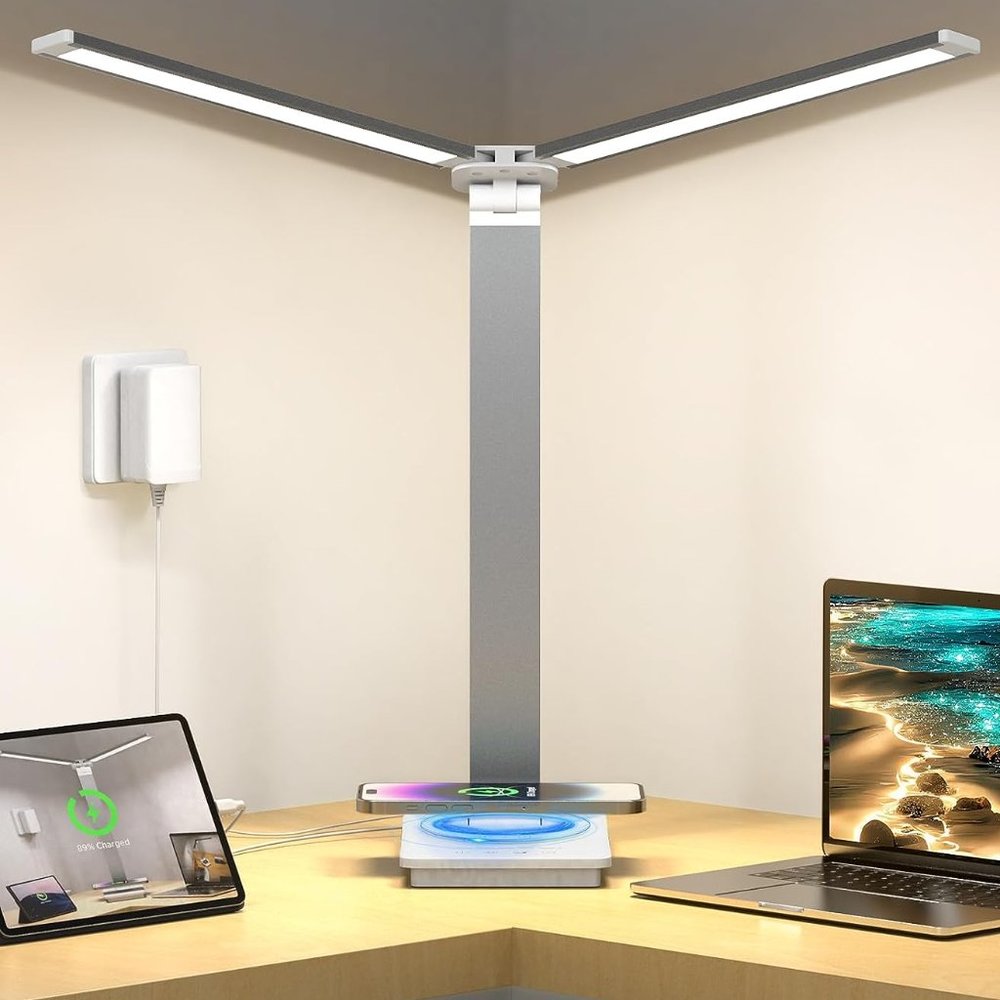 NEW LED Desk Lamp with Wireless Charger